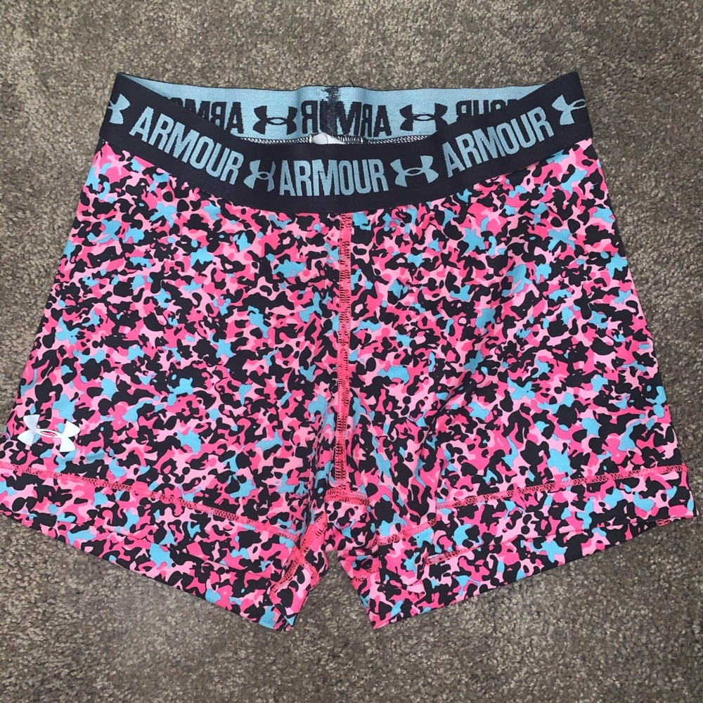 Under armour spandex shorts
